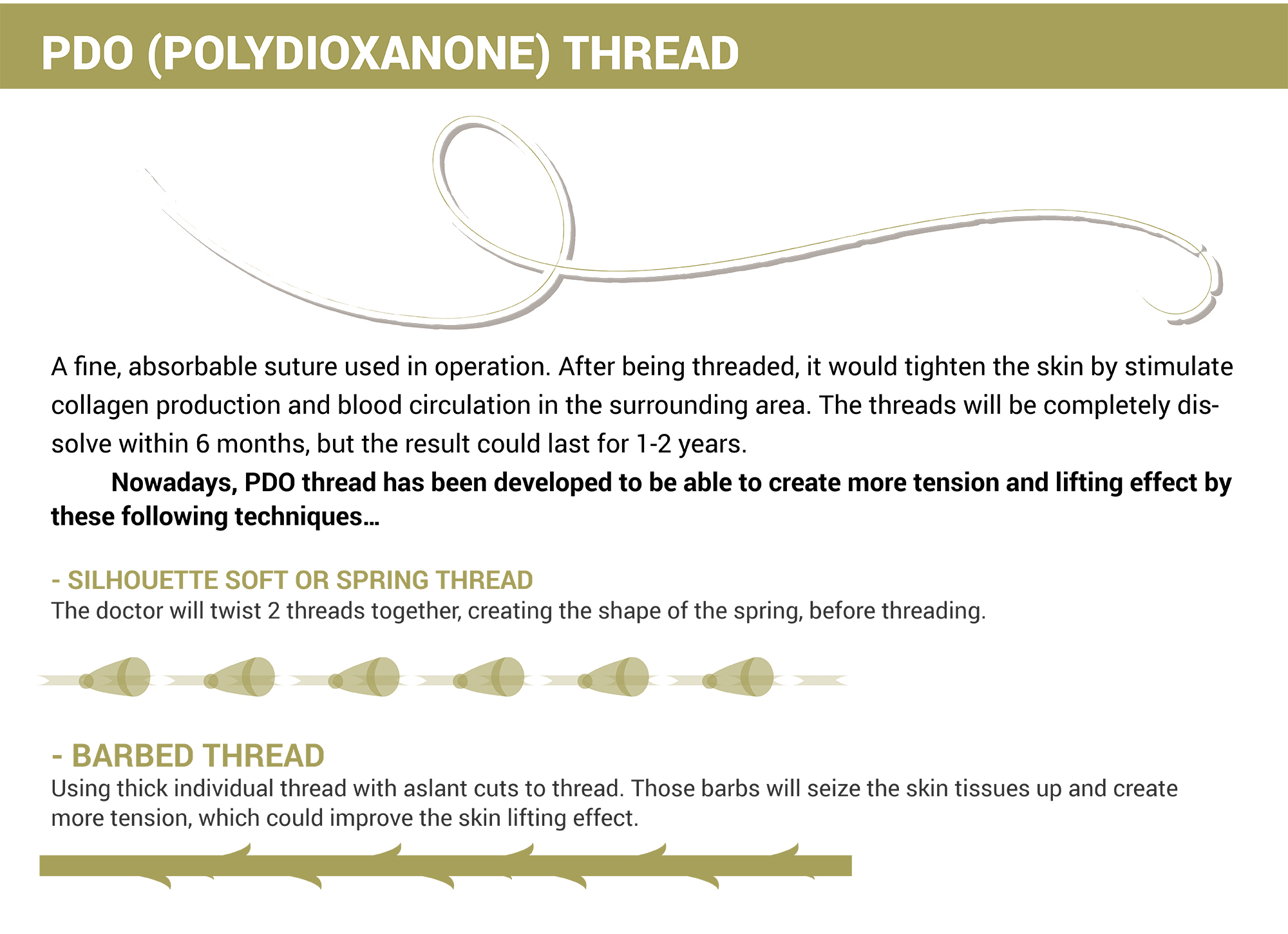 Polydioxanone Thread (PDO)